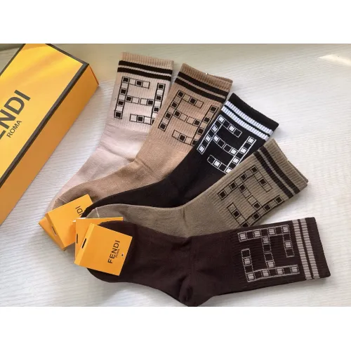 Cheap Fendi Socks #1407349 Replica Wholesale [$29.00 USD] [ITEM#1407349] on Replica Fendi Socks
