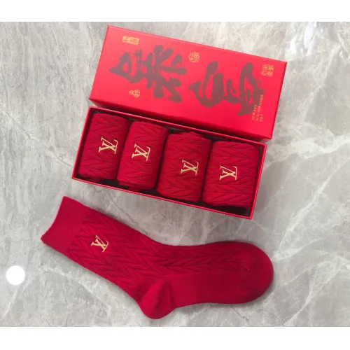 Cheap Louis Vuitton LV Socks #1407354 Replica Wholesale [$29.00 USD] [ITEM#1407354] on Replica Louis Vuitton LV Socks