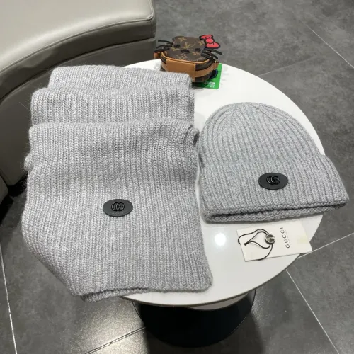 Cheap Gucci Hat and Scarf Set #1407384 Replica Wholesale [$64.00 USD] [ITEM#1407384] on Replica Gucci Hat and Scarf and Glove Set