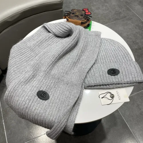 Cheap Gucci Hat and Scarf Set #1407384 Replica Wholesale [$64.00 USD] [ITEM#1407384] on Replica Gucci Hat and Scarf and Glove Set