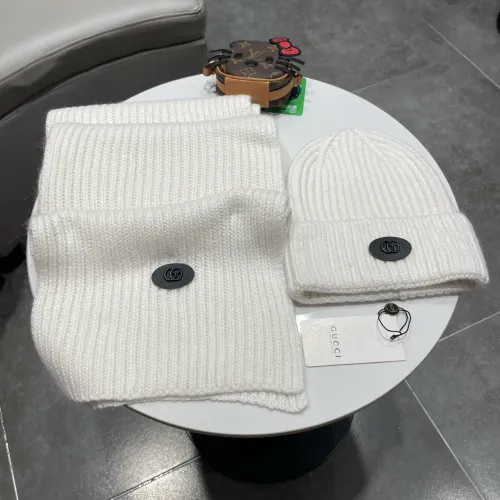 Cheap Gucci Hat and Scarf Set #1407385 Replica Wholesale [$64.00 USD] [ITEM#1407385] on Replica Gucci Hat and Scarf and Glove Set