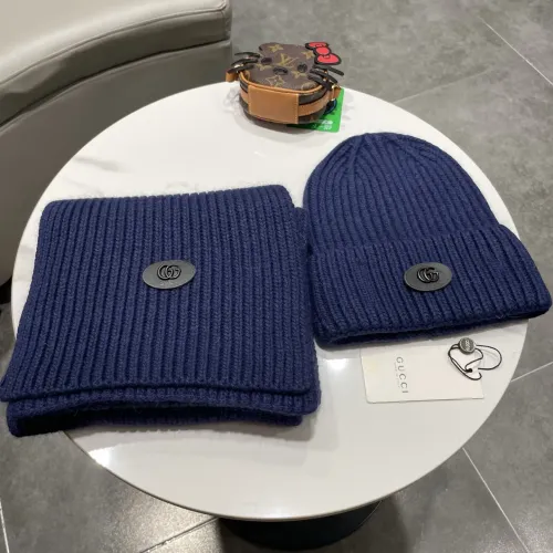 Cheap Gucci Hat and Scarf Set #1407386 Replica Wholesale [$64.00 USD] [ITEM#1407386] on Replica Gucci Hat and Scarf and Glove Set