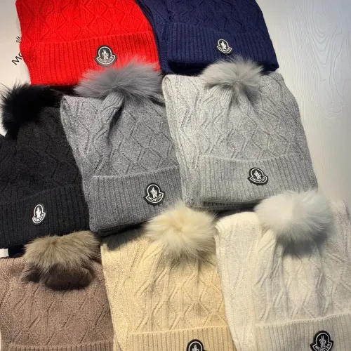 Cheap Moncler Hat and Scarf Set #1407392 Replica Wholesale [$60.00 USD] [ITEM#1407392] on Replica Moncler Hat and Scarf and Glove Set