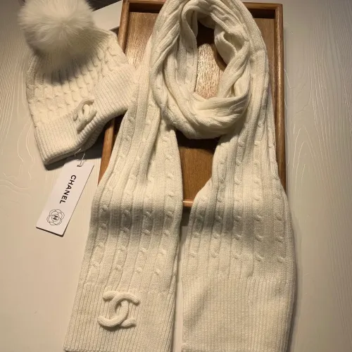 Cheap Chanel Hat and Scarf Set #1407442 Replica Wholesale [$68.00 USD] [ITEM#1407442] on Replica Chanel Hat and Scarf and Glove Set