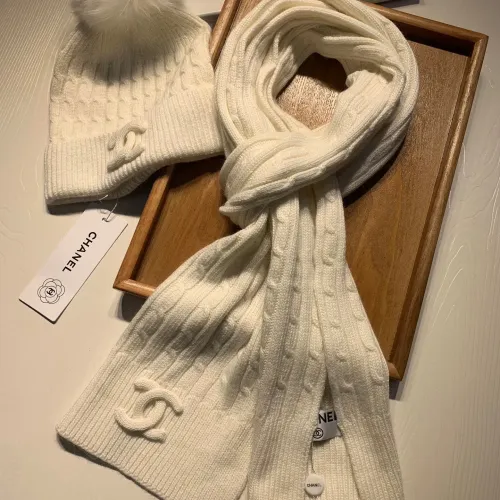 Cheap Chanel Hat and Scarf Set #1407442 Replica Wholesale [$68.00 USD] [ITEM#1407442] on Replica Chanel Hat and Scarf and Glove Set