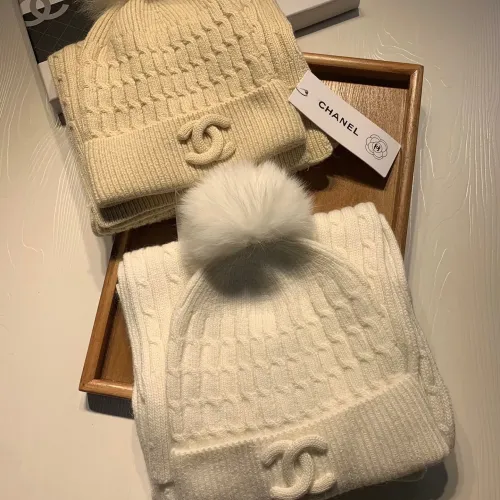 Cheap Chanel Hat and Scarf Set #1407442 Replica Wholesale [$68.00 USD] [ITEM#1407442] on Replica Chanel Hat and Scarf and Glove Set