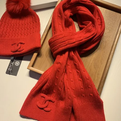 Cheap Chanel Hat and Scarf Set #1407444 Replica Wholesale [$68.00 USD] [ITEM#1407444] on Replica Chanel Hat and Scarf and Glove Set