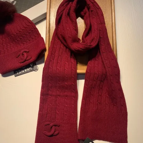 Cheap Chanel Hat and Scarf Set #1407445 Replica Wholesale [$68.00 USD] [ITEM#1407445] on Replica Chanel Hat and Scarf and Glove Set