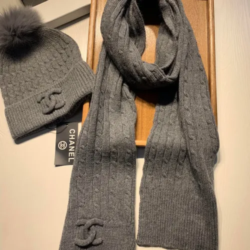 Cheap Chanel Hat and Scarf Set #1407448 Replica Wholesale [$68.00 USD] [ITEM#1407448] on Replica Chanel Hat and Scarf and Glove Set