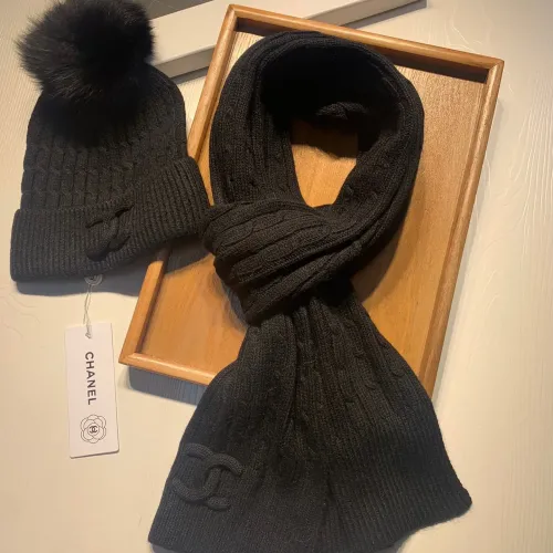 Cheap Chanel Hat and Scarf Set #1407452 Replica Wholesale [$68.00 USD] [ITEM#1407452] on Replica Chanel Hat and Scarf and Glove Set