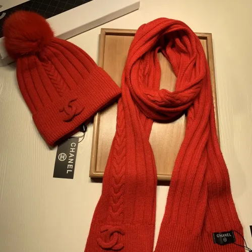 Cheap Chanel Hat and Scarf Set #1407457 Replica Wholesale [$64.00 USD] [ITEM#1407457] on Replica Chanel Hat and Scarf and Glove Set