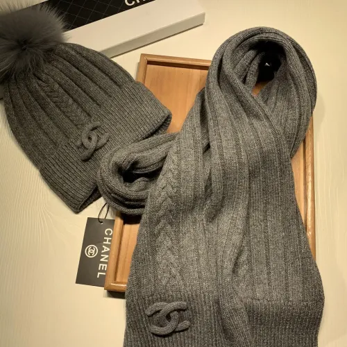 Cheap Chanel Hat and Scarf Set #1407458 Replica Wholesale [$64.00 USD] [ITEM#1407458] on Replica Chanel Hat and Scarf and Glove Set