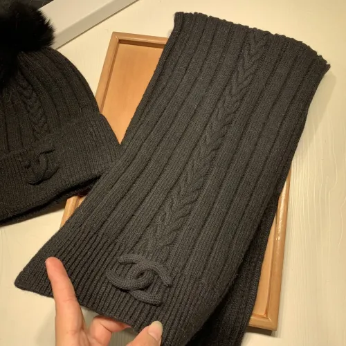 Cheap Chanel Hat and Scarf Set #1407461 Replica Wholesale [$64.00 USD] [ITEM#1407461] on Replica Chanel Hat and Scarf and Glove Set
