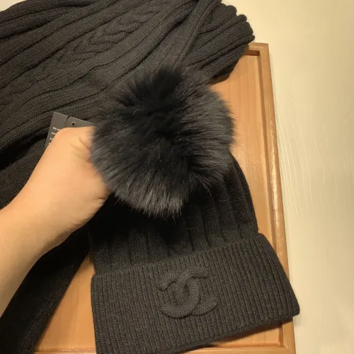Cheap Chanel Hat and Scarf Set #1407461 Replica Wholesale [$64.00 USD] [ITEM#1407461] on Replica Chanel Hat and Scarf and Glove Set