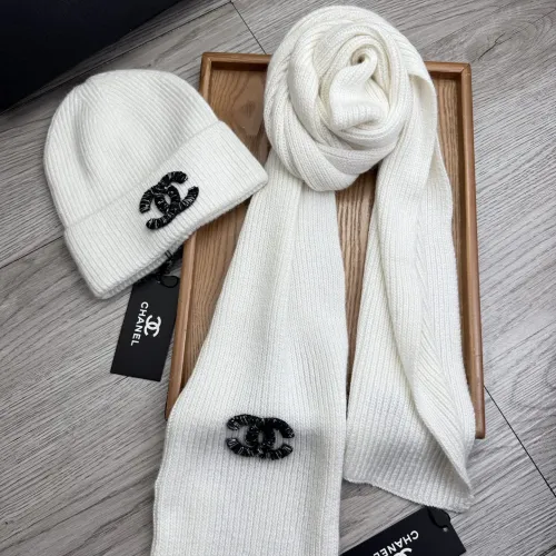 Cheap Chanel Hat and Scarf Set #1407468 Replica Wholesale [$52.00 USD] [ITEM#1407468] on Replica Chanel Hat and Scarf and Glove Set