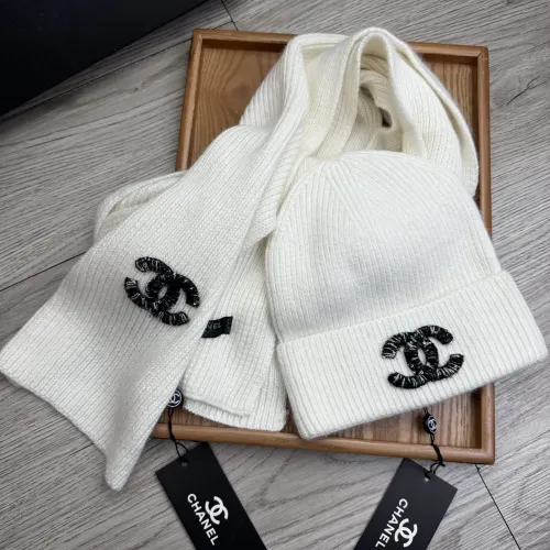 Cheap Chanel Hat and Scarf Set #1407468 Replica Wholesale [$52.00 USD] [ITEM#1407468] on Replica Chanel Hat and Scarf and Glove Set