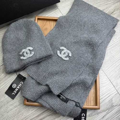 Cheap Chanel Hat and Scarf Set #1407470 Replica Wholesale [$52.00 USD] [ITEM#1407470] on Replica Chanel Hat and Scarf and Glove Set