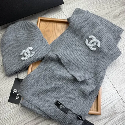 Cheap Chanel Hat and Scarf Set #1407470 Replica Wholesale [$52.00 USD] [ITEM#1407470] on Replica Chanel Hat and Scarf and Glove Set