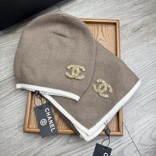 Cheap Chanel Hat and Scarf Set #1407479 Replica Wholesale [$52.00 USD] [ITEM#1407479] on Replica Chanel Hat and Scarf and Glove Set