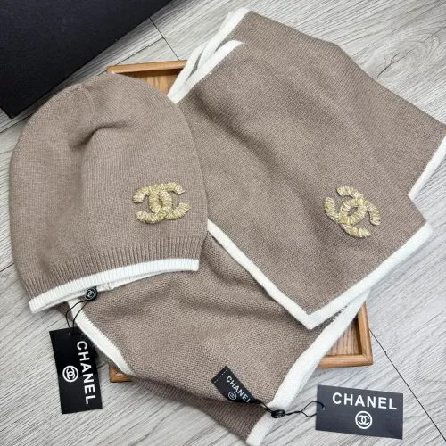 Cheap Chanel Hat and Scarf Set #1407479 Replica Wholesale [$52.00 USD] [ITEM#1407479] on Replica Chanel Hat and Scarf and Glove Set
