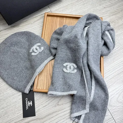Cheap Chanel Hat and Scarf Set #1407480 Replica Wholesale [$52.00 USD] [ITEM#1407480] on Replica Chanel Hat and Scarf and Glove Set