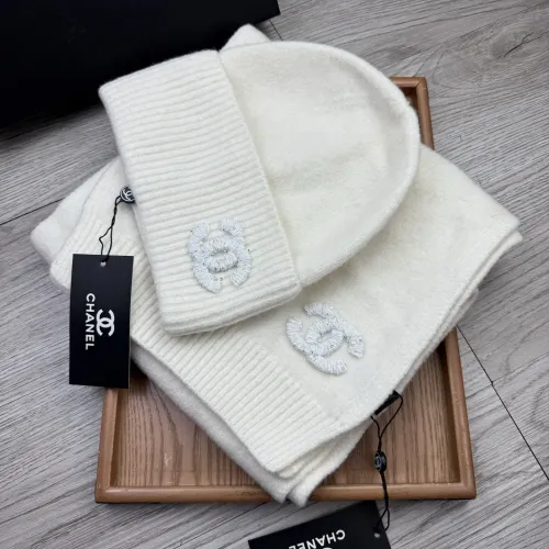 Cheap Chanel Hat and Scarf Set #1407486 Replica Wholesale [$52.00 USD] [ITEM#1407486] on Replica Chanel Hat and Scarf and Glove Set
