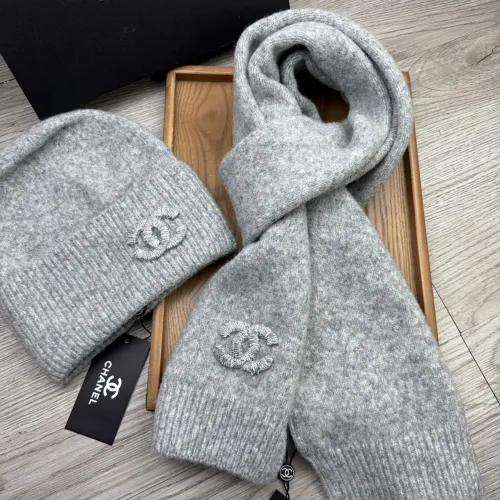 Cheap Chanel Hat and Scarf Set #1407487 Replica Wholesale [$52.00 USD] [ITEM#1407487] on Replica Chanel Hat and Scarf and Glove Set