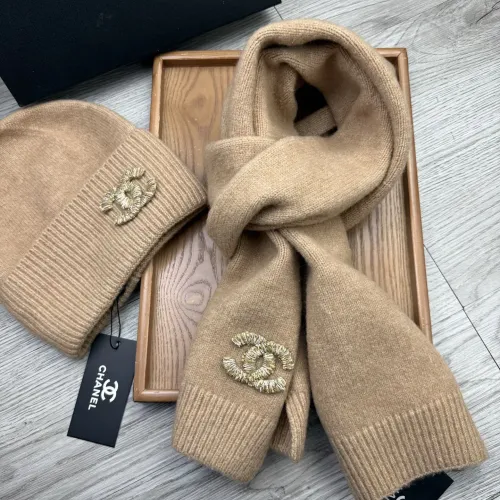 Cheap Chanel Hat and Scarf Set #1407488 Replica Wholesale [$52.00 USD] [ITEM#1407488] on Replica Chanel Hat and Scarf and Glove Set