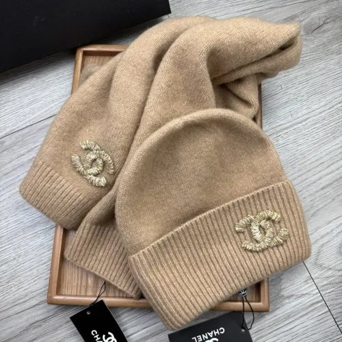 Cheap Chanel Hat and Scarf Set #1407488 Replica Wholesale [$52.00 USD] [ITEM#1407488] on Replica Chanel Hat and Scarf and Glove Set