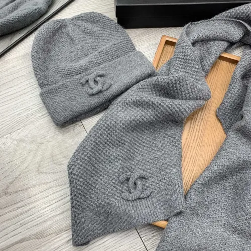 Cheap Chanel Hat and Scarf Set #1407492 Replica Wholesale [$52.00 USD] [ITEM#1407492] on Replica Chanel Hat and Scarf and Glove Set