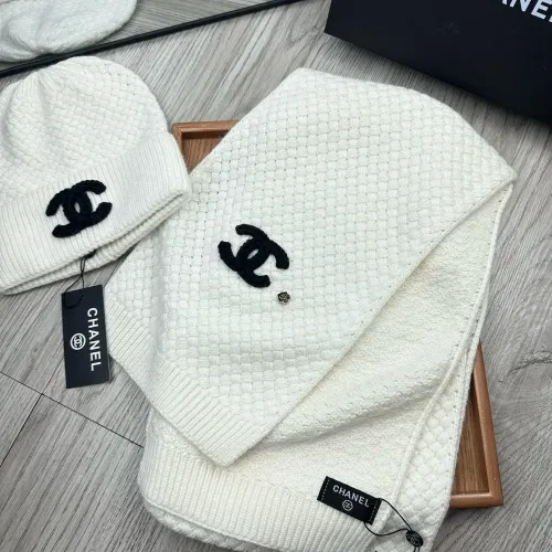 Cheap Chanel Hat and Scarf Set #1407494 Replica Wholesale [$52.00 USD] [ITEM#1407494] on Replica Chanel Hat and Scarf and Glove Set