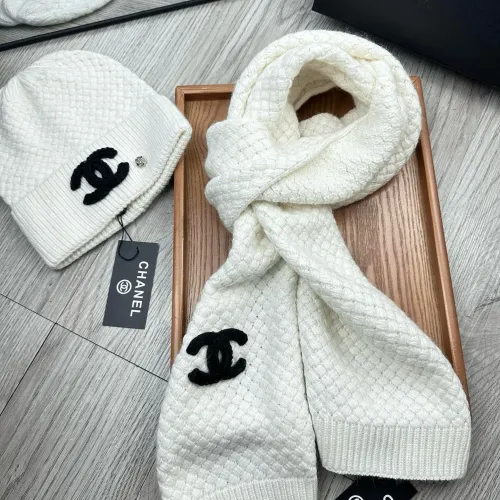 Cheap Chanel Hat and Scarf Set #1407494 Replica Wholesale [$52.00 USD] [ITEM#1407494] on Replica Chanel Hat and Scarf and Glove Set
