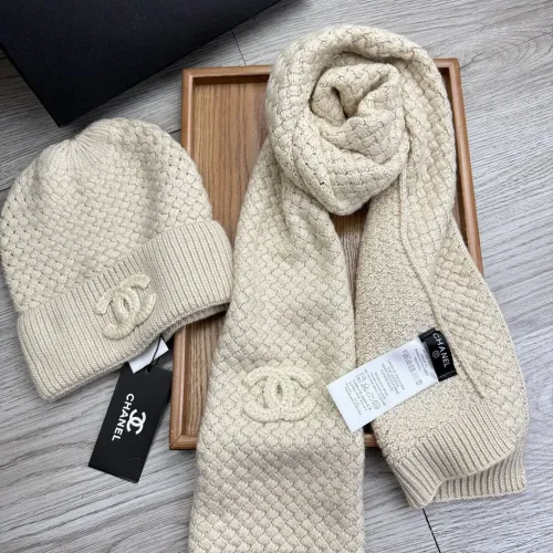 Cheap Chanel Hat and Scarf Set #1407495 Replica Wholesale [$52.00 USD] [ITEM#1407495] on Replica Chanel Hat and Scarf and Glove Set