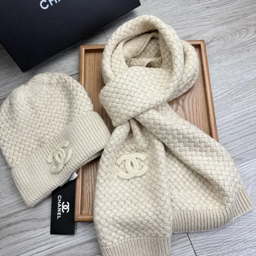 Cheap Chanel Hat and Scarf Set #1407495 Replica Wholesale [$52.00 USD] [ITEM#1407495] on Replica Chanel Hat and Scarf and Glove Set