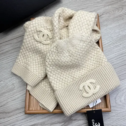 Cheap Chanel Hat and Scarf Set #1407495 Replica Wholesale [$52.00 USD] [ITEM#1407495] on Replica Chanel Hat and Scarf and Glove Set