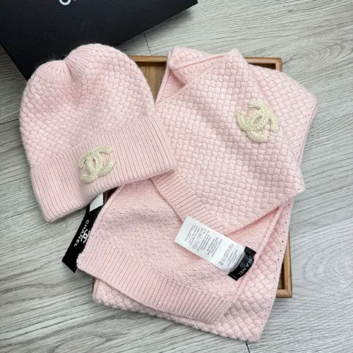 Cheap Chanel Hat and Scarf Set #1407496 Replica Wholesale [$52.00 USD] [ITEM#1407496] on Replica Chanel Hat and Scarf and Glove Set