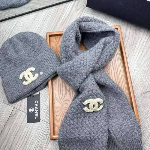 Cheap Chanel Hat and Scarf Set #1407497 Replica Wholesale [$52.00 USD] [ITEM#1407497] on Replica Chanel Hat and Scarf and Glove Set