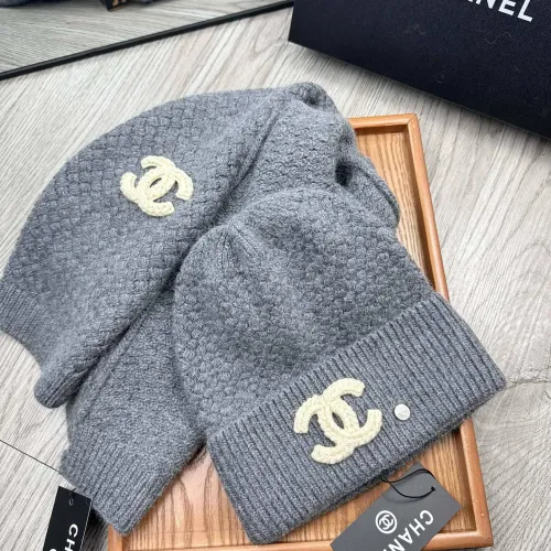 Cheap Chanel Hat and Scarf Set #1407497 Replica Wholesale [$52.00 USD] [ITEM#1407497] on Replica Chanel Hat and Scarf and Glove Set