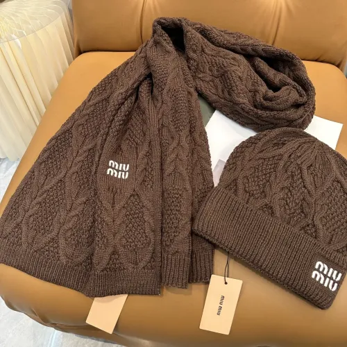 Cheap MIU MIU Hat and Scarf Set #1407500 Replica Wholesale [$64.00 USD] [ITEM#1407500] on Replica MIU MIU Hat and Scarf and Glove Set