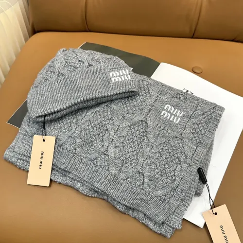 Cheap MIU MIU Hat and Scarf Set #1407501 Replica Wholesale [$64.00 USD] [ITEM#1407501] on Replica MIU MIU Hat and Scarf and Glove Set