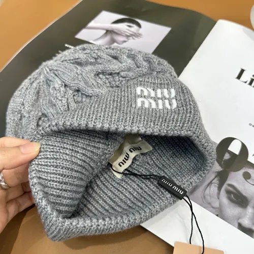 Cheap MIU MIU Hat and Scarf Set #1407501 Replica Wholesale [$64.00 USD] [ITEM#1407501] on Replica MIU MIU Hat and Scarf and Glove Set