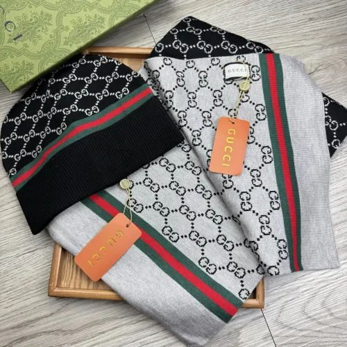 Cheap Gucci Hat and Scarf Set #1407504 Replica Wholesale [$52.00 USD] [ITEM#1407504] on Replica Gucci Hat and Scarf and Glove Set