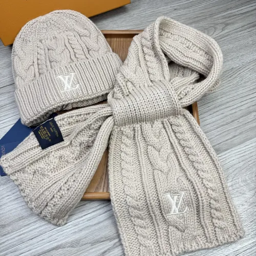 Cheap Louis Vuitton LV Hat and Scarf Set #1407581 Replica Wholesale [$52.00 USD] [ITEM#1407581] on Replica Louis Vuitton LV Hat and Scarf and Glove Set