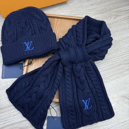Cheap Louis Vuitton LV Hat and Scarf Set #1407583 Replica Wholesale [$52.00 USD] [ITEM#1407583] on Replica Louis Vuitton LV Hat and Scarf and Glove Set