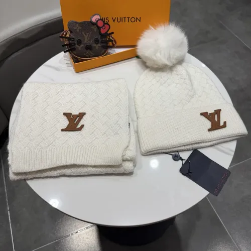 Cheap Louis Vuitton LV Hat and Scarf Set #1407585 Replica Wholesale [$68.00 USD] [ITEM#1407585] on Replica Louis Vuitton LV Hat and Scarf and Glove Set