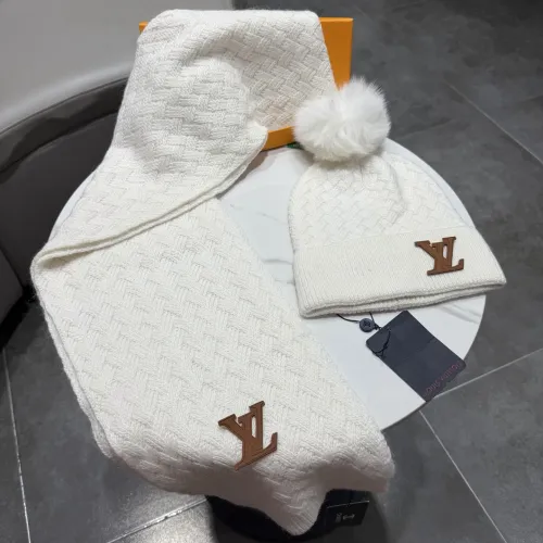 Cheap Louis Vuitton LV Hat and Scarf Set #1407585 Replica Wholesale [$68.00 USD] [ITEM#1407585] on Replica Louis Vuitton LV Hat and Scarf and Glove Set