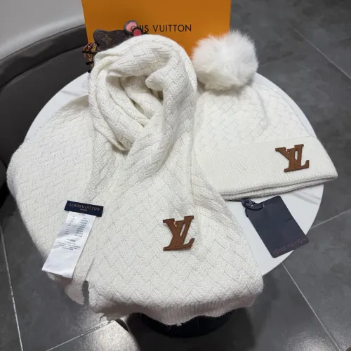 Cheap Louis Vuitton LV Hat and Scarf Set #1407585 Replica Wholesale [$68.00 USD] [ITEM#1407585] on Replica Louis Vuitton LV Hat and Scarf and Glove Set
