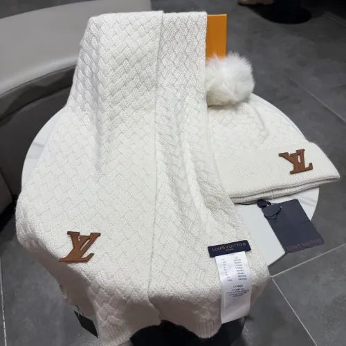 Cheap Louis Vuitton LV Hat and Scarf Set #1407585 Replica Wholesale [$68.00 USD] [ITEM#1407585] on Replica Louis Vuitton LV Hat and Scarf and Glove Set
