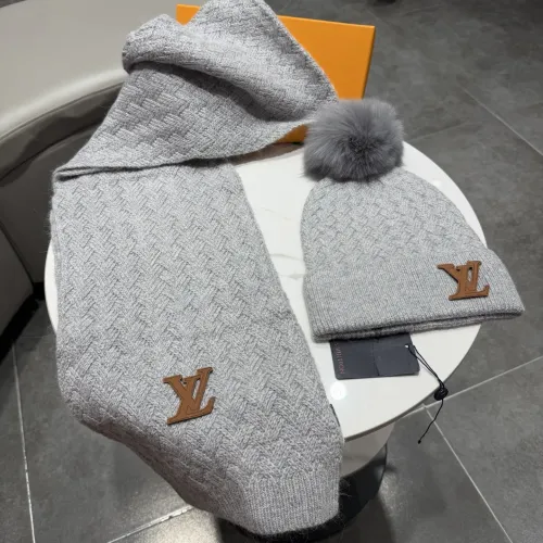 Cheap Louis Vuitton LV Hat and Scarf Set #1407587 Replica Wholesale [$68.00 USD] [ITEM#1407587] on Replica Louis Vuitton LV Hat and Scarf and Glove Set