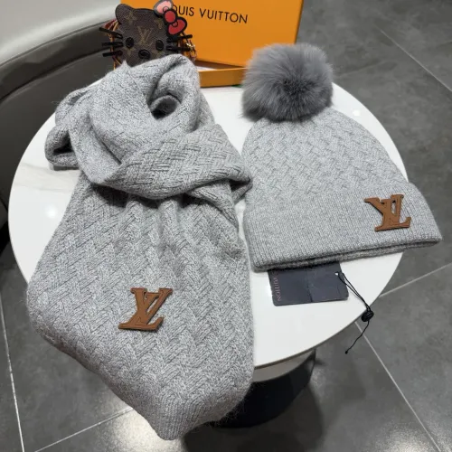 Cheap Louis Vuitton LV Hat and Scarf Set #1407587 Replica Wholesale [$68.00 USD] [ITEM#1407587] on Replica Louis Vuitton LV Hat and Scarf and Glove Set